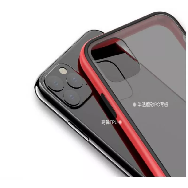 Etui ochronne na telefon COMMA do iPhone 11 Pro Max — antywstrząsowe, zielone