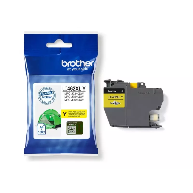 Wkład Brother LC462XLY 1 szt. Oryginalny High (XL) Yield żółty