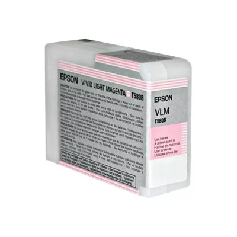 Epson Singlepack Vivid Light magenta T580B00, Vivid light magenta, tusz pigmentowy, 80 ml, 1 szt.