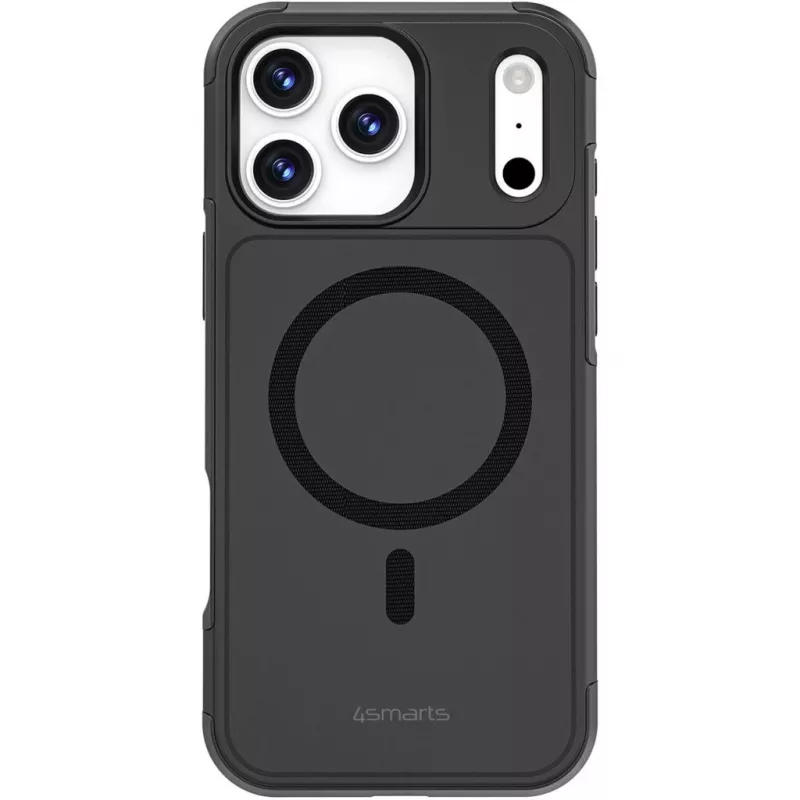 Etui brzegowe 4smarts Defend iPhone 17 Pro Max czarne 17,5 cm