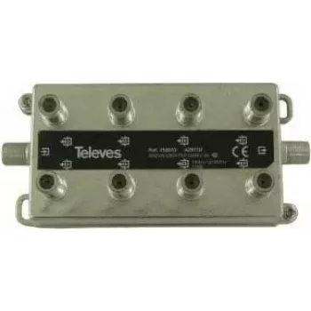 Splitter Televes AZ817D 8-drożny, 5–1218 MHz, strata wtrąceniowa 17 dB