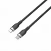 HYPER HyperJuice 240W Silikonowy kabel USB-C na USB-C (6 stóp/2 m) - Czarny