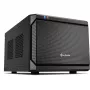 Sharkoon QB One Czarny - Midi/Minitower ITX, Mini-ITX 3,5 - Chłodnica do zasilacza PC/Server - USB, USB 2.0, USB 3.0