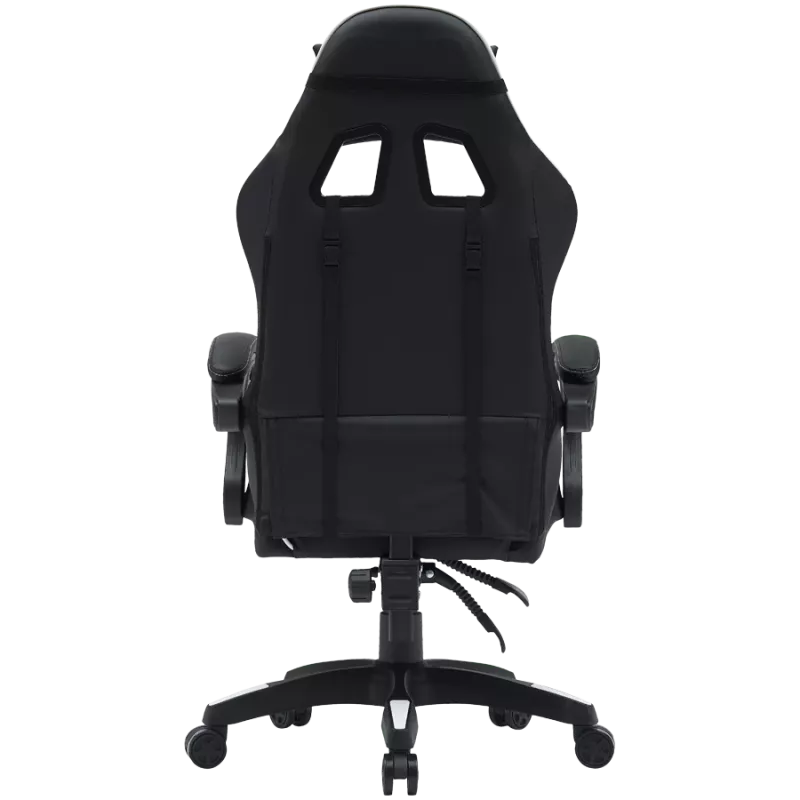 Fotel gamingowy CANYON Core SGCH2 — czarno-biały, ergonomiczny design, regulowana wysokość