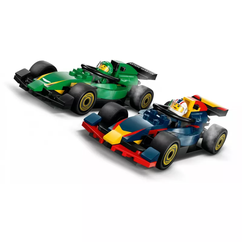 LEGO CITY 60445 F1 - Ciężarówka z bolidami RB20 i AMR24 F1