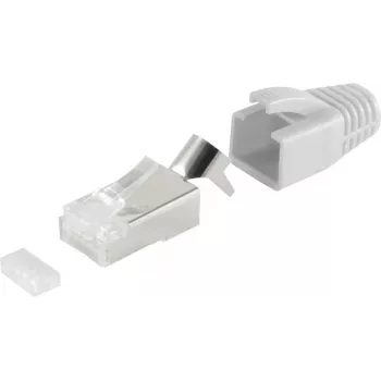 Złącze przewodowe RJ-45 S/CONN 72067-10GR szaro-białe