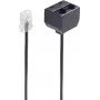 kabel telefoniczny ShiverPeaks BS71233 0.1 m Czarny