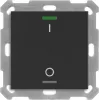 MDT BE-TAL55T106.B1 Przycisk KNX Light 55 1f RGBW czujnik temperatury czarny matowy przełącznik 1 (BE-TAL55T106.B1)