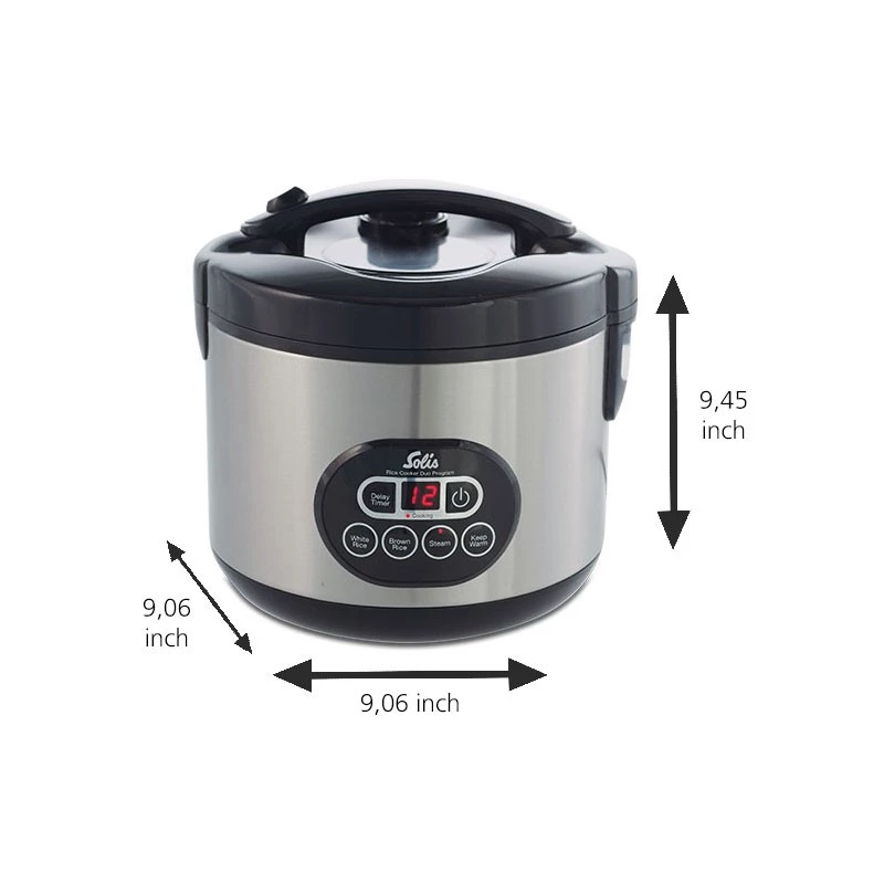 Urządzenie do gotowania ryżu Solis 979.30 1,2 L 500 W stal nierdzewna