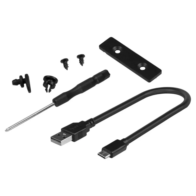 Obudowa SSD SAVIO AK-84 Czarna dla dysków M.2, USB 10 Gbit/s (Type-A / Type-C), aluminium + ABS