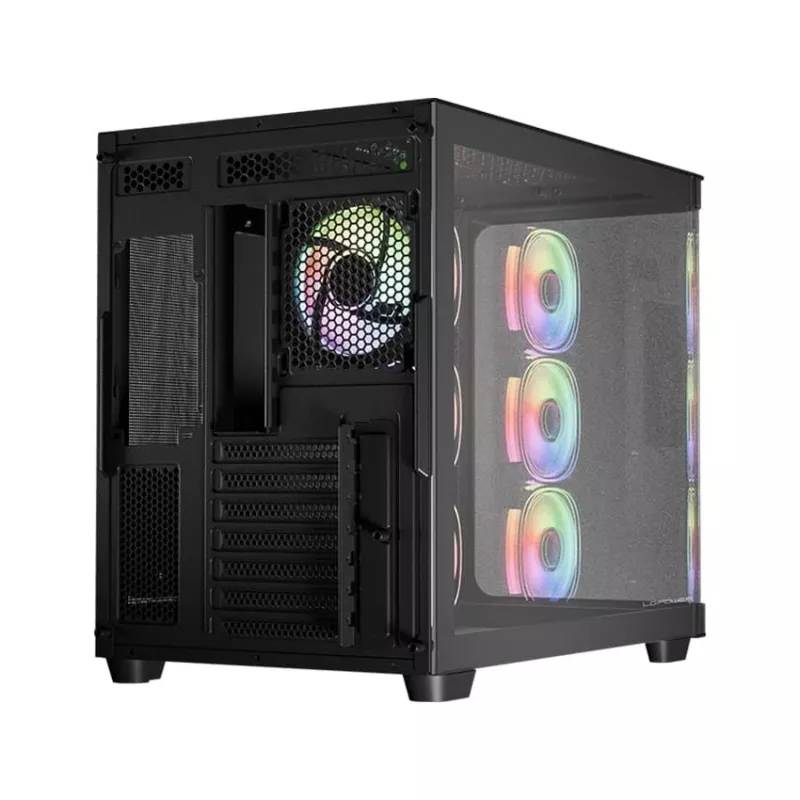 Obudowa komputerowa LC-Power LC-8001B-ON Midi Tower Czarna