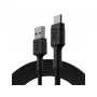 Kabel USB zielony Cell KABGC22 USB 2.0 1,2 m USB A USB C czarny