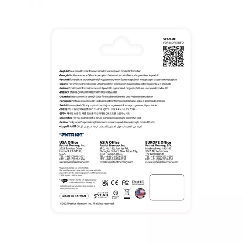 Dysk SSD Patriot 500GB M.2 PCIe 4.0 P410
