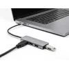 DeLOCK 63173 Hub USB Type-C 5000 Mbit/s Czarny
