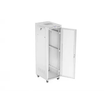 Szafa rack LANBERG FF01-6842-23SL 42U 600x800 mm siatkowe drzwi przednie i tylne