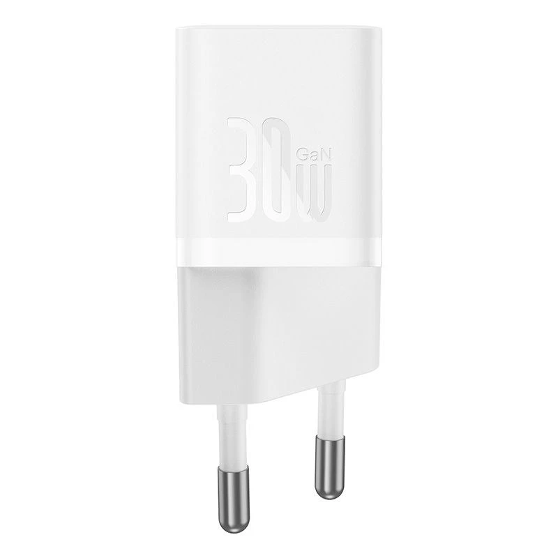 Ładowarka sieciowa Baseus P10110902213-01 USB-C GaN5 mini 30W, biała
