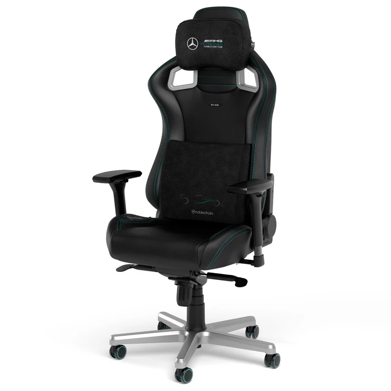 noblechairs Memory Foam Kissen-Set - Mercedes-AMG Petronas Formula One Team Edition