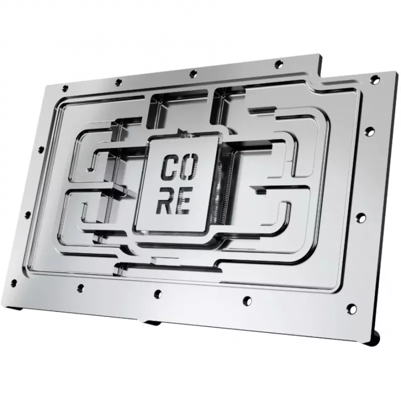 Backplate Alphacool Core Aluminium Chrome miedź Czarny 148.5x201.4x34.4mm