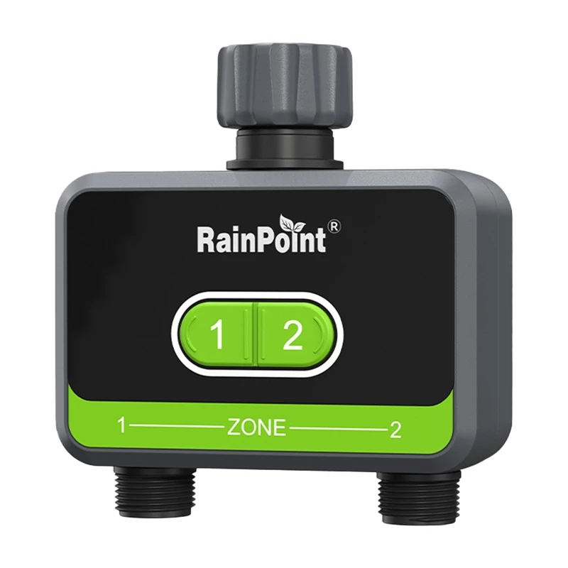 Sterownik nawadniania RainPoint HTV210B 2-strefowy z aplikacją (model HTV210B)