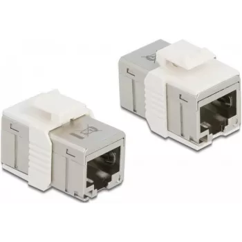 DeLOCK - Sprzęgacz sieciowy - RJ-45 (W) do RJ-45 (W) - STP - CAT 6a - Gniazdo Keystone (86012)