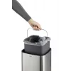 Durable TOUCH 12L prostokątny stal nierdzewna srebrny czarny