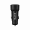 Ładowarka samochodowa CANYON OnDrive 24 24W 2xUSB-A Czarny