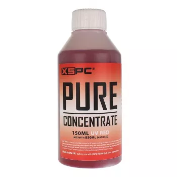 Koncentrat chłodzący XSPC Pure 150 ml — czerwony dodatek UV-safe do systemów chłodzenia cieczą