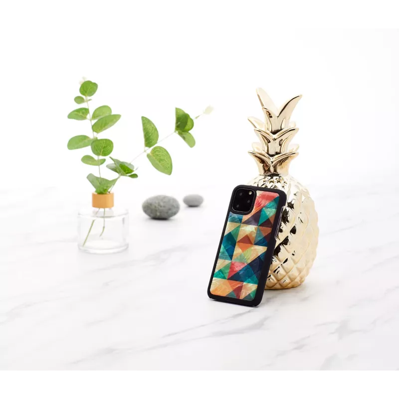 Etui do smartfona iKins dla iPhone 11 Pro — ochronne czarne z mozaiką