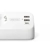 Listwa zasilająca DIGITUS 3-drożna z 2×USB-A i 1×USB-C, 3 gniazda AC typu E/F, kabel 1,5 m, biała