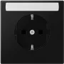 JUNG LS 1520 KINA SWM Gniazdo Typu F Czarne (LS1520KINASWM)