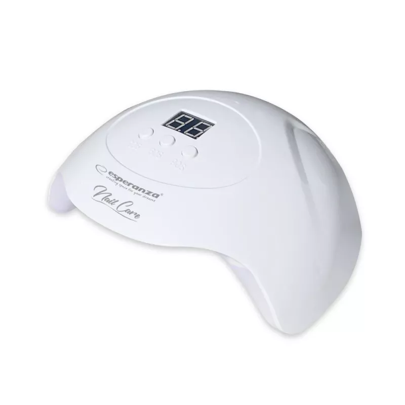 Suszarka do paznokci ESPERANZA EBN010 36W UV+LED, 15 lamp, biała, wbudowany wyświetlacz, czujnik ruchu
