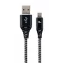 Kabel USB-C na USB 2.0 1m Czarno-Biały / CC-USB2B-AMCM-1M-BW GEMBIRD