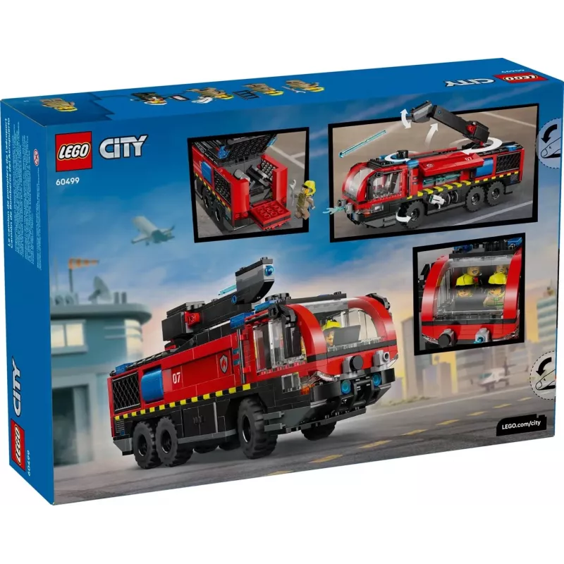 LEGO CITY 60499 Lotniskowy wóz strażacki