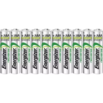 Energizer, bateria Micro (AAA), NiMH Power Plus HR03, 700 mAh, 1,2 V, 10 szt. (E300626400)