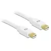 DeLOCK - Kabel DisplayPort - Mini DisplayPort (M) - Mini DisplayPort (M) - 2,0 m - Biały - do Apple MacBook, MacBook Air, MacBook Pro (82795)