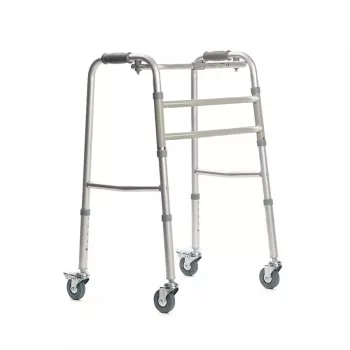 Balkonik VITEA CARE PPC013VC — 4-kołowy rollator aluminiowy, regulowana wysokość 81,5–91,5 cm, koła 8 cm, szerokość 550 mm, maks. użytkownika 110 kg