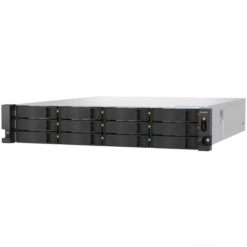 QNAP TS-H1277AXU-RP NAS Rack (2U) AMD Ryzen™ 5 16 GB DDR5 0 TB QuTS hero Czarny