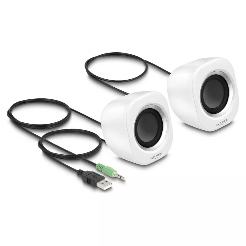 Głośniki DELOCK Mini Stereo 27008, 2 W