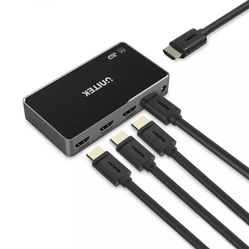 UNITEK V1109A HDMI Video Splitter 4x HDMI 4K 1.4b
