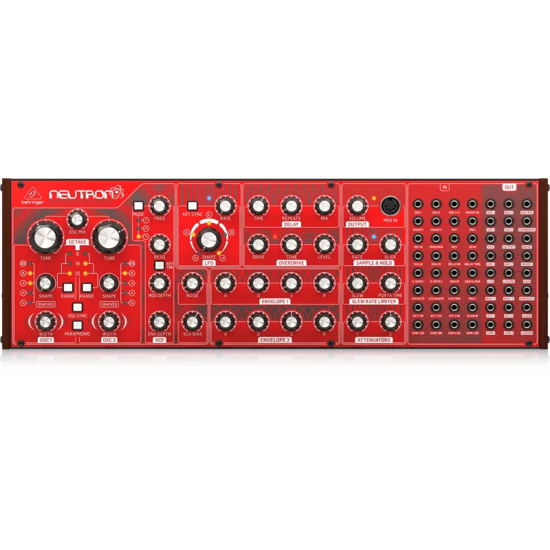 Behringer NEUTRON syntezator analogowy, czerwony
