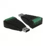 DeLOCK 87738 Konwerter szeregowy USB typu A na RS-422/485