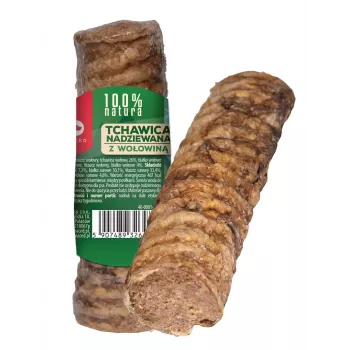 MACED Tchawica nadziewana wołowiną - gryzak dla psa - 120g