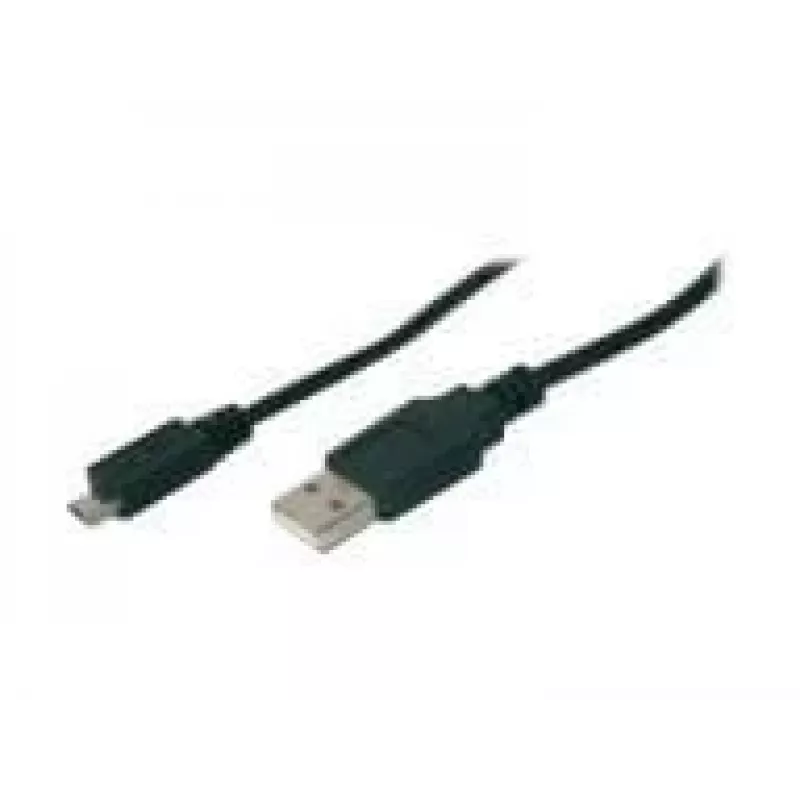 Kabel połączeniowy Assmann USB 2.0, typ A - micro B M/M, 1.0m, zgodny z USB 2.0, UL, czarny (AK-300110-010-S)