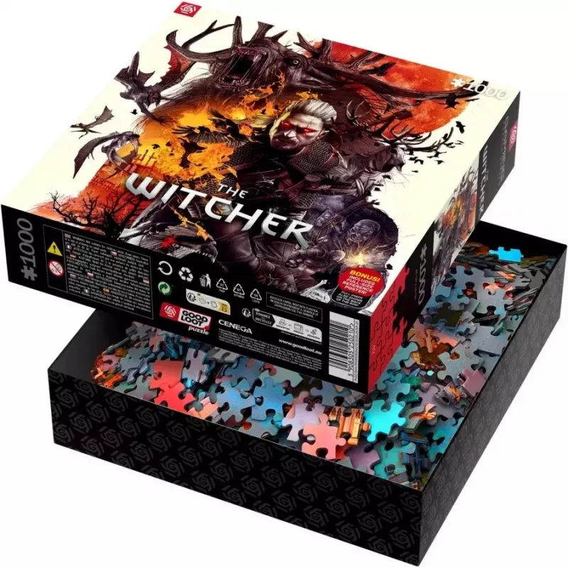 Good Loot Gaming Puzzle: Potwory z Wiedźmina, 1000 elementów