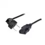 Kabel zasilający Typ F ShiverPeaks C13 2m Czarny