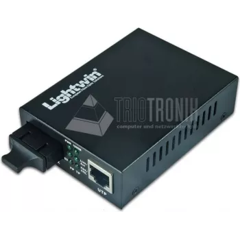 Lightwin LWC 10/100 MM SC Konwerter mediów sieciowych 100 Mbit/s Wielomodowy Czarny (LWC 10/100 MM SC)