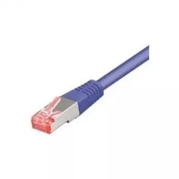 Tecline - Kabel krosowy - RJ-45 (M) na RJ-45 (M) - 1,5 m - SFTP, PiMF - CAT 6 - Bezhalogenowy, Snagless - Fioletowy (715015V)