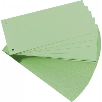 Przekładki Herlitz 10843506 kartonowe zielone 100 szt.