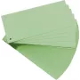Przekładki Herlitz 10843506 kartonowe zielone 100 szt.