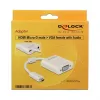Adapter graficzny USB DeLOCK 65557 1920 x 1080 pikseli biały